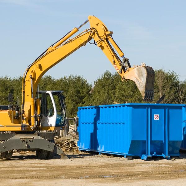 residential dumpster for efficient home organization